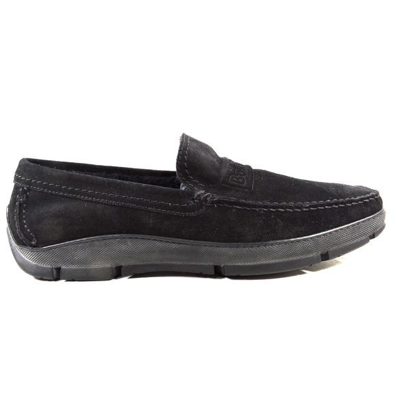Baldinini??Men\'s Black Suede Winter Loafers 41.5 main image 6